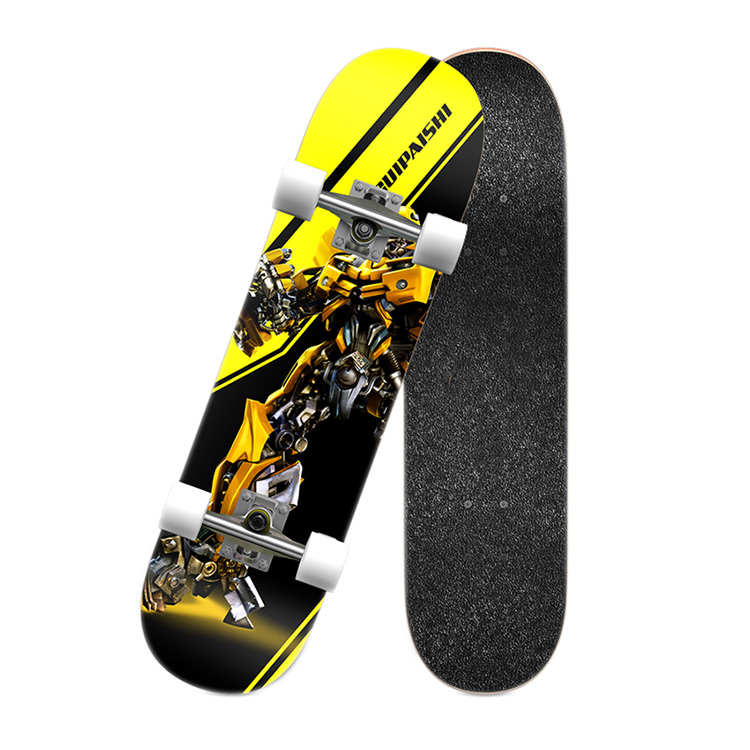 Folding 4 Wheels Electric Intelligent Skateboards na may Handlebars