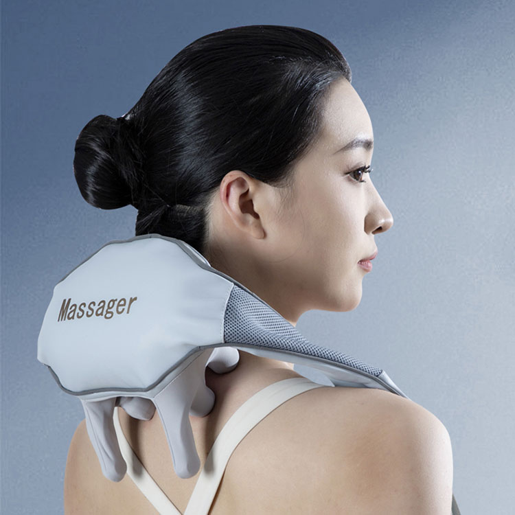 Rechargeable 8D kneading balikat at leeg massager