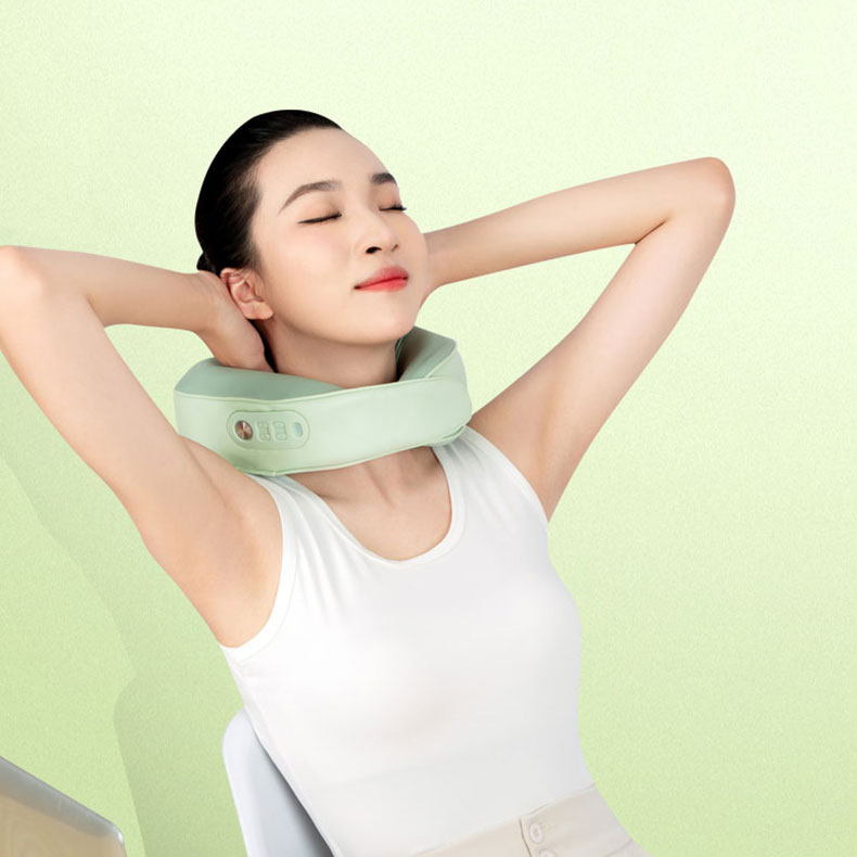 U hugis kneading leeg massage unan