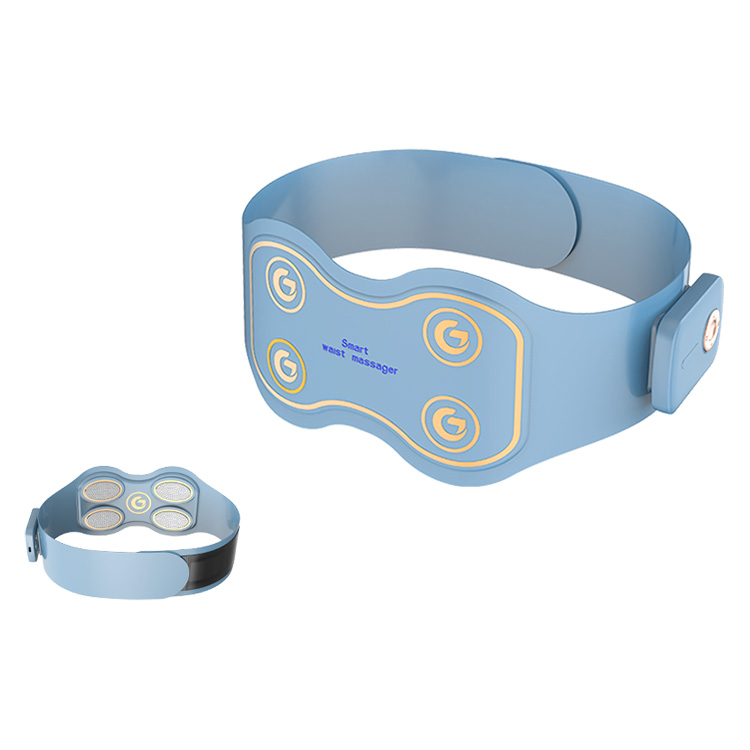 Vibrating massage waist belt