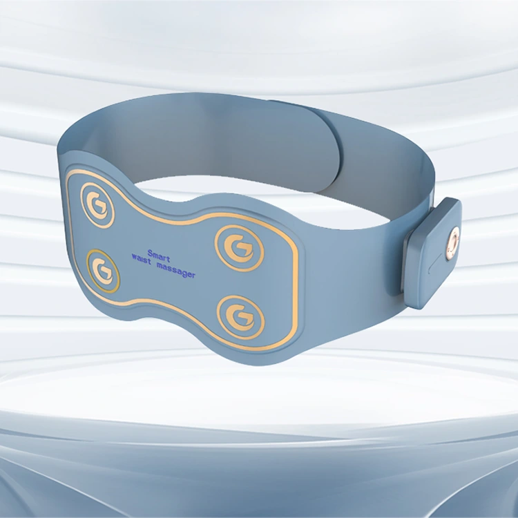 Vibrating massage waist belt